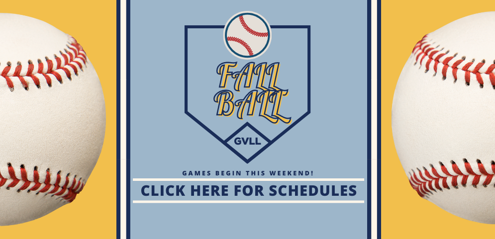 2022 Fall Ball Game Schedule