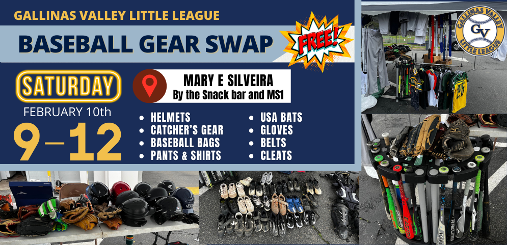 Gear Swap Pick Up this Saturday 9-12 MES