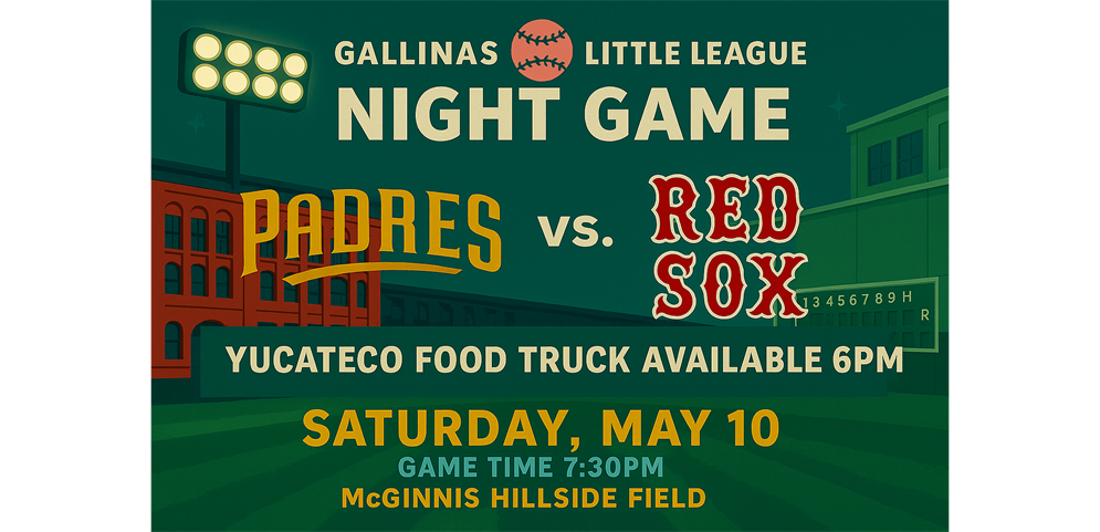GVLL Majors Night Game Saturday 5/10