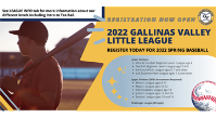 Registration Now Open for 2022 Spring Little League