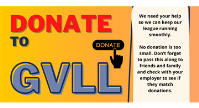 Looking for an end of year donation to give? GVLL!