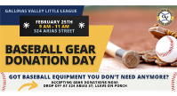 GVLL Baseball Gear Donation Day 2/25