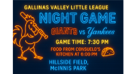 Majors Night Game Saturday 5/3 at McGinnis!