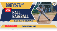 Fall Ball Registration is Open